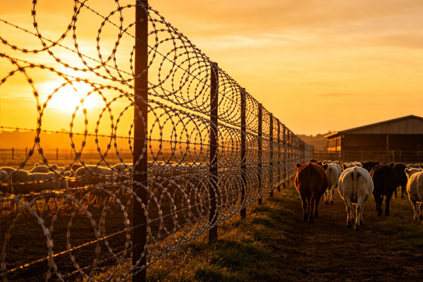 Farm Security Razor Wire